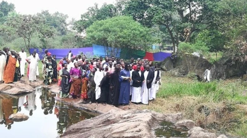 At the climax of the year-end prayers